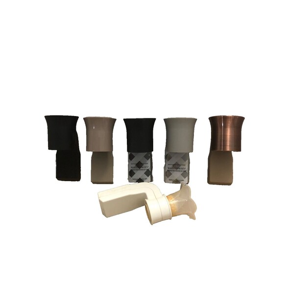 Bath & Body Works Wallflowers Lot of 6 Fragrance Plug in Black Bronze Grey Taupe - Picture 1 of 9
